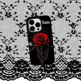 Red Rose in ketens Gothic Case-Mate iPhone 14 Pro Hoesje