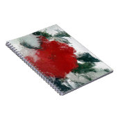 Red Rose in sneeuw Notitieboek (Rechterzijde)