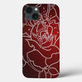 Red Rose iphone 13 hoesje