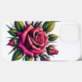 Red Rose iPhone 13 Pro Max Hoesje (Achterkant (horizontaal))