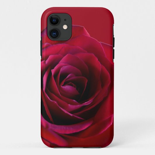 Red Rose iPhone 5 Hoesje Klassieke Roos iPhone cas (Achterkant)
