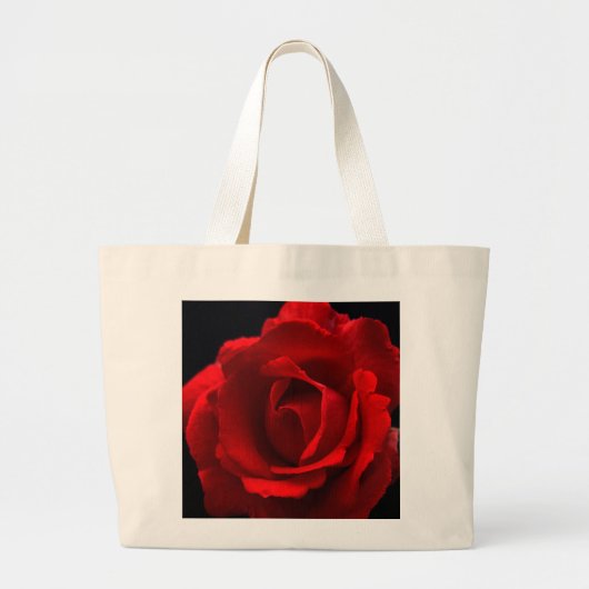 Red Rose jtcna Grote Tote Bag (Voorkant)