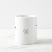 Red Rose Juni Verjaardag Bloem Unieke Bloemen Koffiemok (Center)