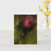 Red Rose Kaart (Gele Bloem)