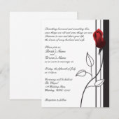 Red Rose Kaart (Voorkant / Achterkant)