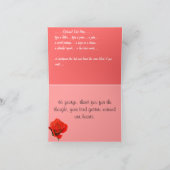 Red Rose Kaarten Flowers Custom Wenskaart (Binnen)