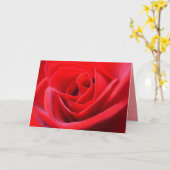 Red Rose Kaarten Red Flowers Custom Wenskaart (Gele Bloem)