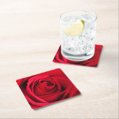 Red Rose Kartonnen Onderzetters (Insitu)