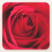 Red Rose Kartonnen Onderzetters (Voorkant)