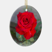 Red Rose Keramisch Ornament (Rechts)