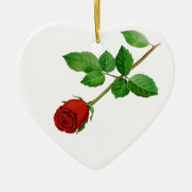 Red Rose kerstversiering