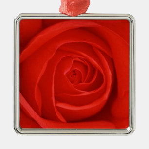 Red Rose kerstversiering Metalen Ornament