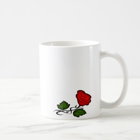 Red Rose Kiss kash002 Koffiemok (Rechts)