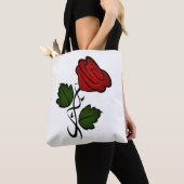 Red Rose Kiss kash002 Tote Bag (Dichtbij)