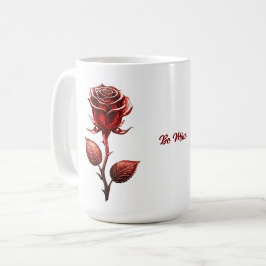 Red Rose Koffiemok (Voorkant links)