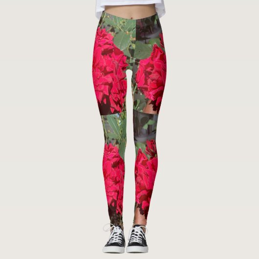 Red Rose leggings (Voorkant)