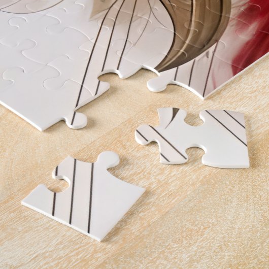 Red Rose Legpuzzel (Zijkant)