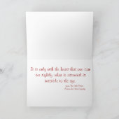 Red Rose/Little Prince Kaart (Binnen)