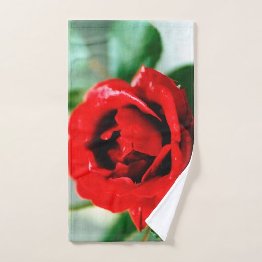 Red Rose Love Bad Handdoek (Handdoek)