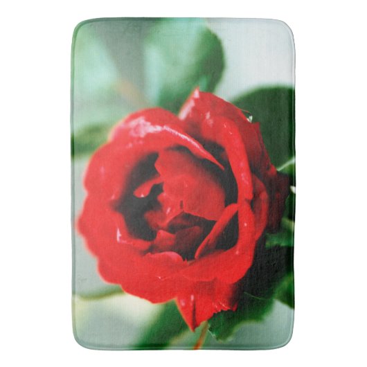 Red Rose Love Badmat (Voorkant Verticaal)