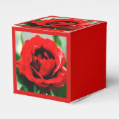 Red Rose Love Bedankdoosjes (Voorkant Zijde)