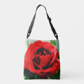 Red Rose Love Crossbody Tas (Achterkant)