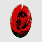 Red Rose Love Ornament (voorkant)