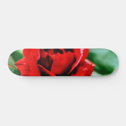 Red Rose Love Persoonlijk Skateboard (Horizontaal)