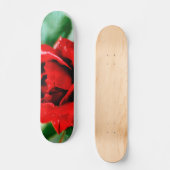 Red Rose Love Persoonlijk Skateboard (Voorkant)