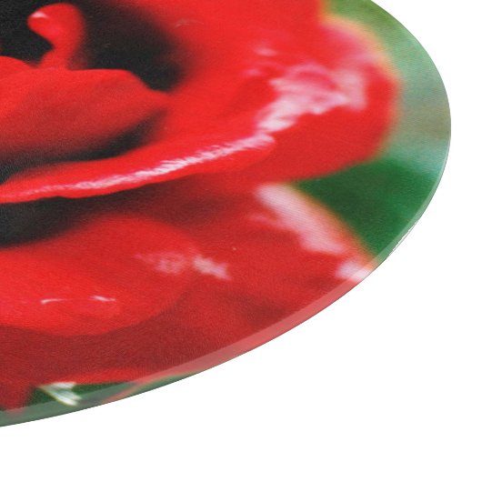 Red Rose Love Snijplank (Hoek)