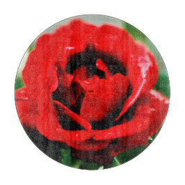 Red Rose Love Snijplank