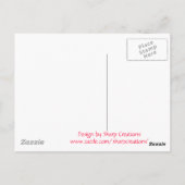 Red Rose Love Trio Briefkaart (Achterkant)