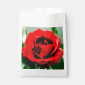 Red Rose Love Wedding Bedankzakje (Voorkant)