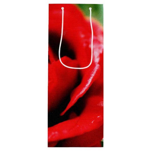 Red Rose Love Wijn Cadeautas (Voorkant)