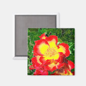 Red Rose Magneet (Voorkant / Achterkant)