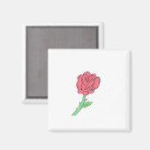 Red Rose Magneet (Voorkant / Achterkant)