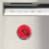 Red Rose Magneet (Insitu (Vaatwasser))