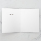 Red Rose met Bud Happy Birthday Kaart (Binnen)