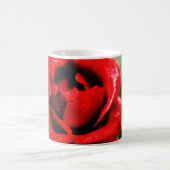 Red Rose met dauwdruppels Koffiemok (Center)