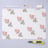 Red Rose met druppeltjes Mok Tissuepapier (Craft)