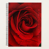 Red Rose met Foto's - Dagelijkse Planner - HAMbWG (Voorkant)