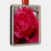 Red Rose Metalen Ornament (Rechts)