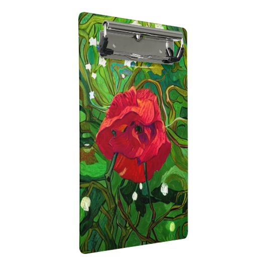 RED ROSE  MINI KLEMBORD (Schuin)