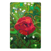 RED ROSE  MINI KLEMBORD (Achterkant)