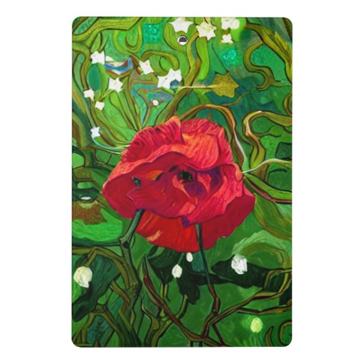 RED ROSE MINI KLEMBORD (Achterkant)