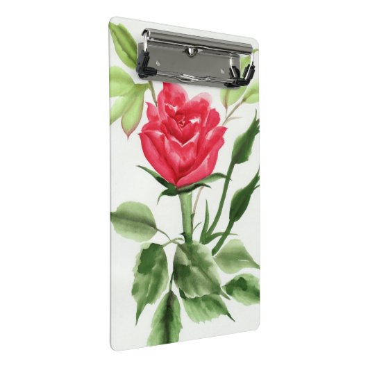 Red Rose Mini Klembord (Schuin)