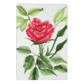Red Rose Mini Klembord (Achterkant)