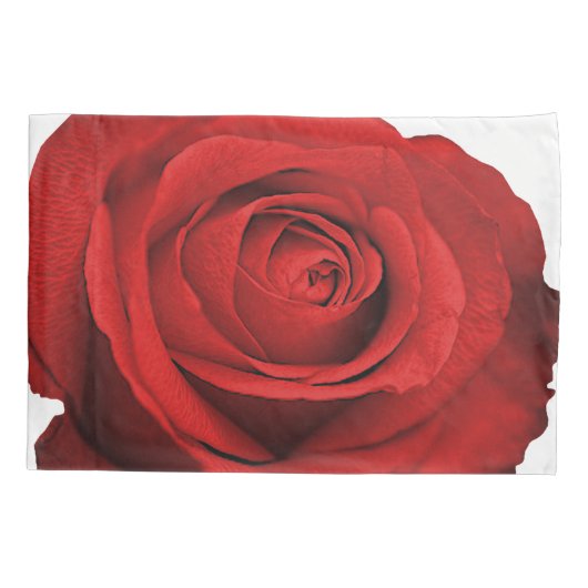 Red Rose Modern Rustic Glam Elegant Shabby Chic Kussensloop (Achterkant)