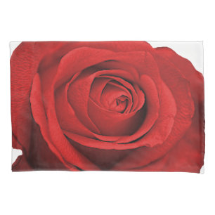 Red Rose Modern Rustic Glam Elegant Shabby Chic Kussensloop