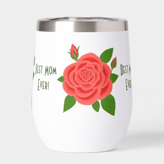 Red Rose Moederdag (Achterkant)